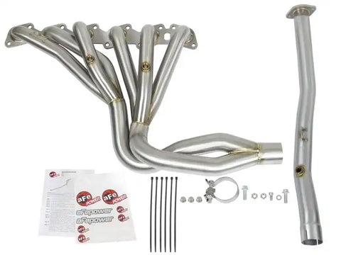 aFe 48-36105-YN Twisted Steel Tri-Y Headers/Connection Pipes (Race) 01-16 Nissan Patrol (Y61) 4.8L