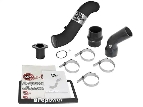 aFe 46-20288-B Bladerunner 3in Intercooler Hot Side Tube for 16-17 Nissan Titan XD V8 5.0L (td)