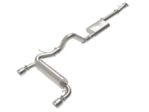 aFe 49-33138-P 2021+ Ford Bronco L4-2.3L (t) / V6-2.7L (tt) Vulcan 3in. to 2.5in. SS Cat-Back - Polished