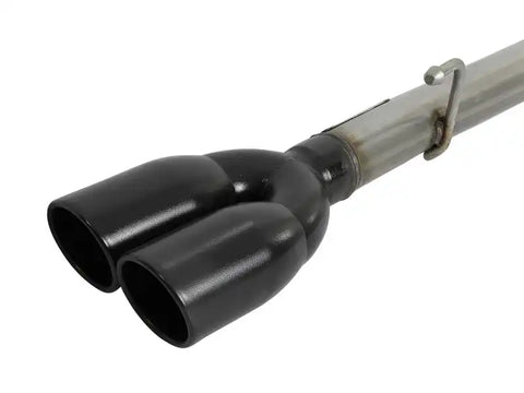 aFe 49-34139-B Gemini XV 3in 304 SS Cat-Back Exhaust w/ Cutout 19-21 GM Silverado/Sierra 1500 V8- Black Tips