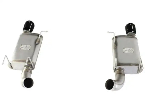 aFe 49-43052-B MACHForce XP Exhaust 11-14 Ford Mustang GT V8-5.0L 3in. Stainless Steel Axle-Back w/Black Tips