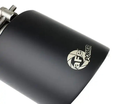 aFe 49T25454-B072 Takeda 304 SS Clamp-On Exhaust Tip 2.5in. Inlet / 4.5in. Outlet 7in. L - Black