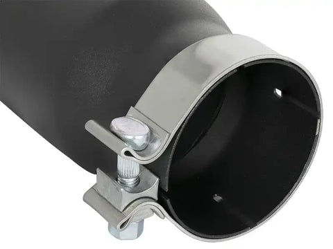 aFe 49T35451-B12 MACH Force-Xp 409 Stainless Steel Exhaust Tip 3.5 In x 4.5in Out 12in L Clamp-On