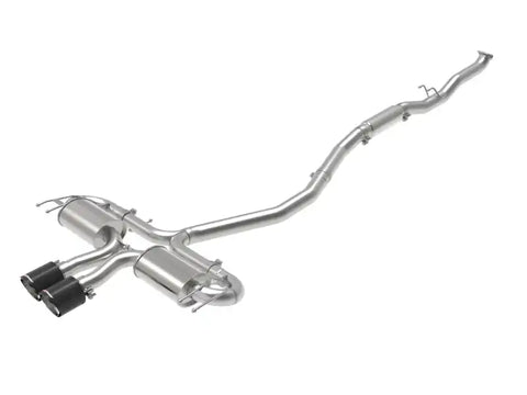 aFe 49-36624-C Takeda 3in 304 SS Cat-Back Exhaust System w/CF Tips 17-20 Honda Civic Sport L4-1.5L (t)