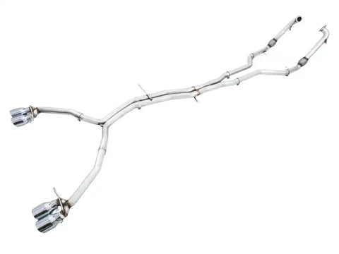 AWE Tuning Audi B9 S5 Coupe 3.0T Track Edition Exhaust - Chrome Silver Tips (90mm)
