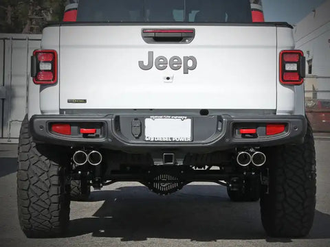 aFe 49-38095-P Vulcan Series 3in 304SS Cat-Back 21 Jeep Gladiator V6-3.0L (td) - Dual Polished Tip