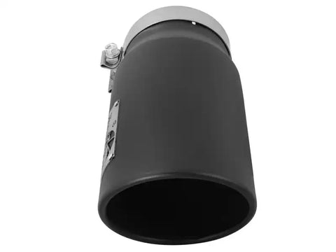 aFe 49T50601-B12 Diesel Exhaust Tip Bolt On Black 5in Inlet x 6in Outlet 12in Long