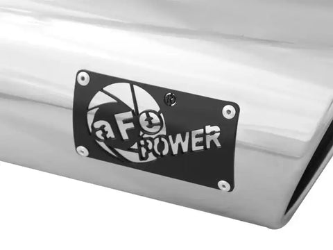 aFe 49T50601-P12 Diesel Exhaust Tip Bolt On Polished 5in Inlet x 6in Outlet 12in Long