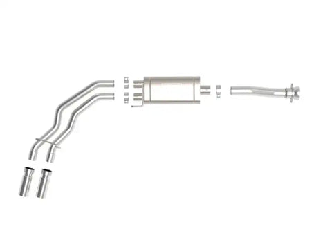 aFe 49-43128-P Rebel 3in 409 SS Cat-Back Exhaust 2021 Ford F-150 V6 2.7L/3.5L (tt)/V8 5.0L w/ Polished Tips