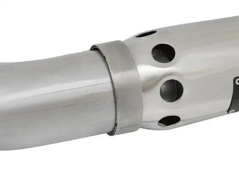 aFe 49-46113-P LARGE Bore HD Exhausts 4in DPF-Back SS-409 2016 Nissan Titan XD V8-5.0L CC/SB (td)
