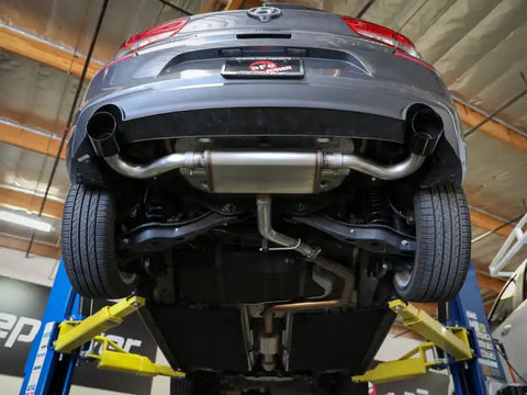aFe 49-47016-B Takeda Series 2.5in 409 SS Axle-Back Exhaust 18-20 Hyundai Elantra GT L4-1.6L(t) w/ Black Tips