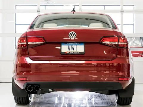 AWE Tuning 09-14 Volkswagen Jetta Mk6 1.4T Touring Edition Exhaust - Diamond Black Tips