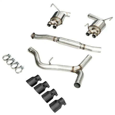 AWE Tuning Subaru 15+ WRX VA Sedan Touring Edition Exhaust - Diamond Black Tips (102mm)