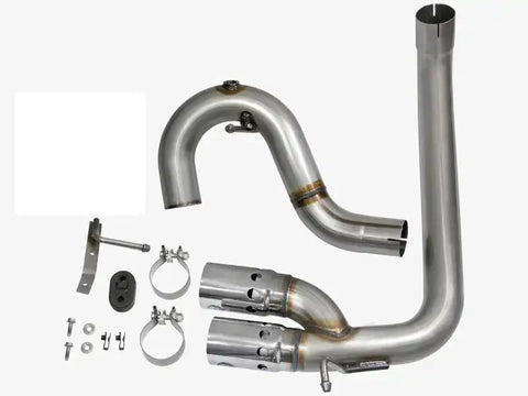 aFe 49-44065-P Rebel Series DPF-Back 3in Side Exit SS Exhaust w/ IC Polished Tips 2016 GM Colorado/Canyon 2.8L
