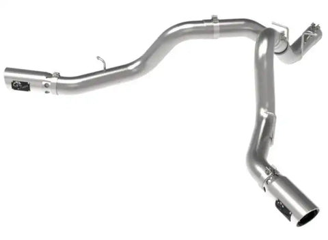 aFe 49-44126-P Large Bore-HD 4in 409SS DPF-Back Exhaust System w/Polished Tips 20 GM Diesel Trucks V8-6.6L