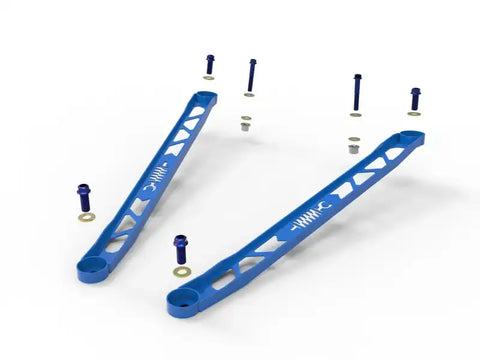 aFe 450-721003-L CONTROL 304 Stainless Steel Front Suspension Strut Brace Blue - Toyota GR Supra (A90) 20-21