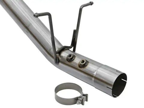aFe 49-44089-B Victory Series 4in 409-SS DPF-Back Exhaust w/ Dual Black Tips 2017 GM Duramax V8-6.6L(td) L5P