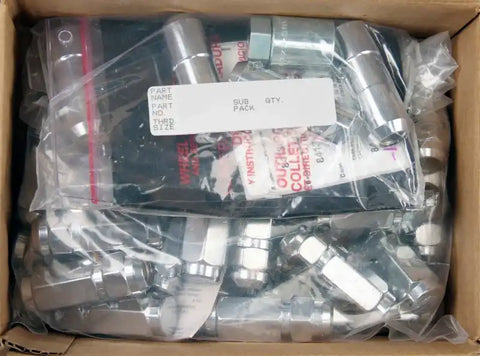 McGard 8 Lug Hex Install Kit w/Locks (Cone Seat Nut / Duplex) 9/16-18 7/8 2.5in L - Chrome
