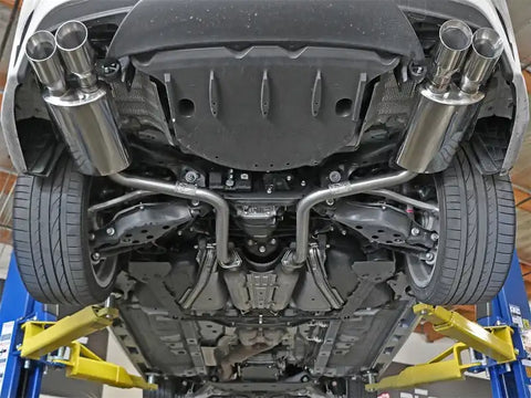 aFe 114613 Takeda 16-17 Lexus RC 200T 2.0L (t) 2in. SS Axle-Back Exhaust System w/Polished Tips