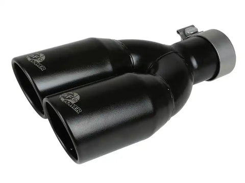 aFe 49-48086-B Rebel Series 2.5in 409 SS Axle-Back Exhaust System Black 07-18 Jeep Wrangler (JK) V6-3.6L/3.8L