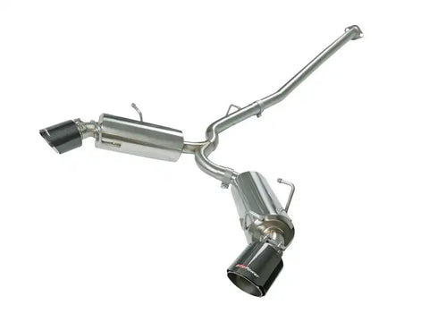 aFe 49-36023-C Takeda Exhaust Axle-Back 13-15 Scion FRS / Subaru BRZ 304SS Carbon Fiber Dual Tips