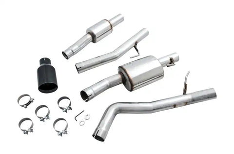 AWE 20-21 Jeep Gladiator JT 3.6L Tread Edition Cat-Back Single Side Exhaust - Diamond Black Tip