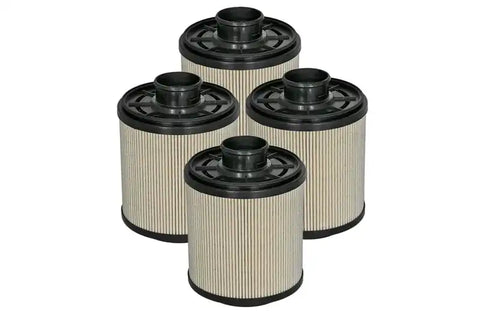 aFe 44-FF014E-MB Pro GUARD D2 Fuel Filter 11-17 Ford Diesel Trucks V8 6.7L (td) (4 Pack)