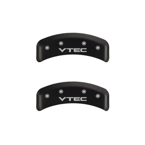 MGP 4 Caliper Covers Engraved Front & Rear Vtech Red finish silver ch