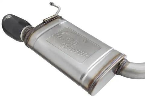 aFe 49-33084-B MACHForce XP Exhausts Cat-Back SS-304 EXH w/ Black Tips 15-16 Ford Mustang EcoBoost 2.3L (t)