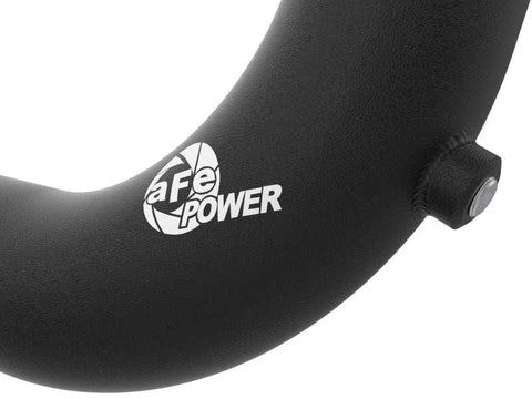 aFe 46-20638-B BladeRunner 2-1/4 IN Aluminum Hot Charge Pipe Black 17-20 Hyundai Elantra GT L4-1.6L (t)