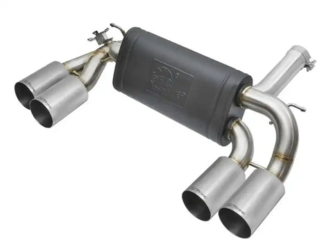 aFe 49-36333-P MACHForce XP 3in - 2 1/2in Axle Back 304SS Exhaust w/ Polished Tips 16-17 BMW M2 (f87)