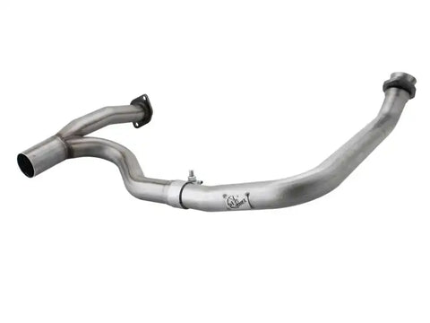 aFe 48-46207 Twisted Steel Y Pipe 2-2.5in SS Exhaust 12-17 Jeep Wrangler Unlimited V6-3.6L(4 Dr-Manual Trans)