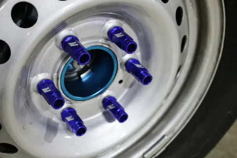 Mishimoto Aluminum Locking Lug Nuts M12x1.5 - 27pc Set - Blue
