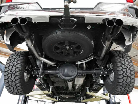 aFe 49-34104-B Vulcan Series 3in-2-1/2in 304 SS Cat-Back 2019 GM Silverado / Sierra 1500 V8-5.3L w/ Black Tips