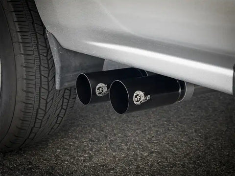 aFe 49-44098-B Rebel Series 3in to 2.5in 409 SS Cat-Back Exhaust w/ Black Tips 09-18 GM Silverado/Sierra 5.4L