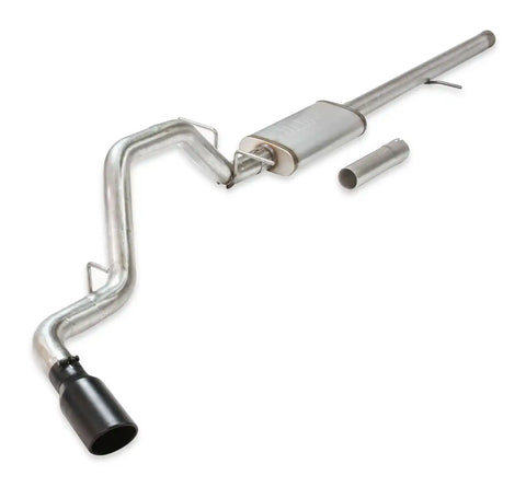 MyTruckPoint FlowMaster 717857 FlowFx Single Exit Cat-Black Exhaust For 14-18 GM 1500 With 4.3L and 5.3L, Black Tip