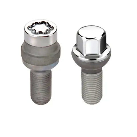 McGard 5 Lug Hex Install Kit w/Locks (Radius Seat Bolt) M14X1.5 / 17mm 35.4mm Shank L - Chrome