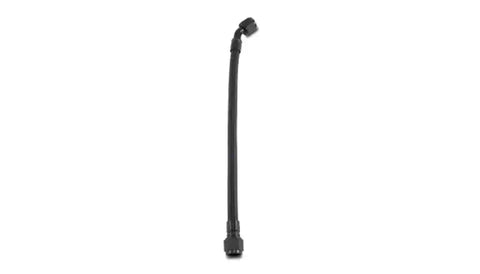 Vibrant 24in PTFE Hose Assy w/8AN Female Fittings Straight/45 Deg