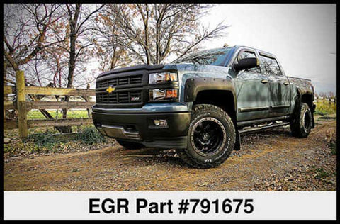 EGR 14+ Chev Silverado 5ft Bed Bolt-On Look Fender Flares - Set Matte