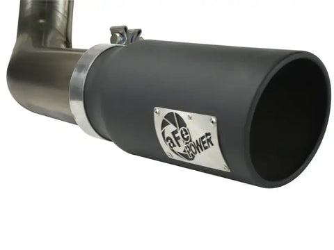 aFe 49-43041-B MACHForce XP Exhaust Cat-Back SS-409 4in Black Tip 11-12 Ford F-150 EcoBoost V6-3.5L (tt)