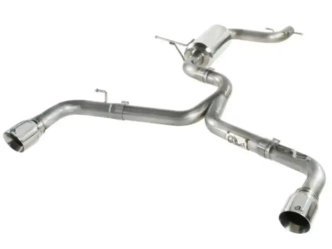aFe 49-36407 MACHForce XP Exhaust 304SS Cat-Back w/ Polished Tips 12-13 VW Beetle L4 2.0L (t)