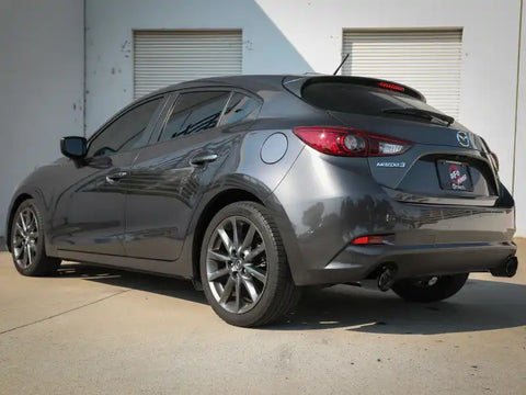 aFe 49-37015-C Takeda 2-1/2in 304 SS Cat-Back Exhaust w/ Carbon Fiber Tips 14-18 Mazda 3 L4 2.0L/2.5L