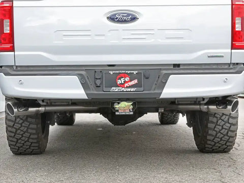aFe 49-33126-P Vulcan 3in 304 SS Cat-Back Exhaust 2021 Ford F-150 V6 2.7L/3.5L (tt)/V8 5.0L w/ Polished Tips