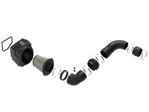 aFe 53-10005D Quantum Pro DRY S Cold Air Intake System 08-10 GM/Chevy Duramax V8-6.6L LMM -