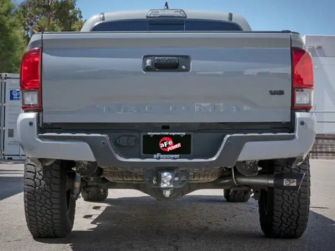 aFe 49-46063-B 16-22 Toyota Tacoma Apollo GT Series 2.5in. - 3in. 409 SS Cat-Back Exhaust System w/ Black Tip