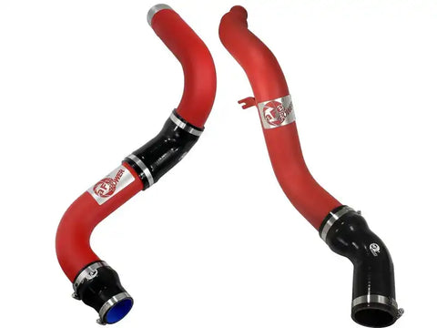 aFe 46-20174-R Bladerunner 3in Red Intercooler Hot and Cold Side Tubes 14-15 Dodge Ram 1500 EcoDiesel V6 3.0L