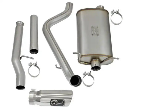 aFe 49-44072-P MACHForce XP Exhausts Cat-Back Polished Tips 09-17 GM Silverado 1500 4.3/5.3L RegCab SB/LB