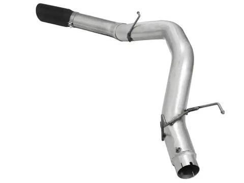 aFe 49-02039-B Atlas 5in DPF-Back Aluminized Steel Exh Dodge RAM Diesel 13-14 L6-6.7L Mega Cab w/ Black Tip