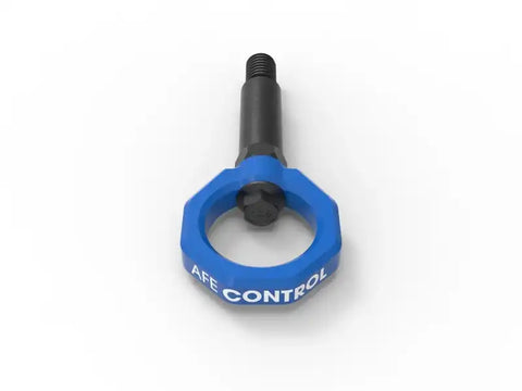aFe 450-721001-L Control Front Tow Hook Blue 20-21 Toyota GR Supra (A90)