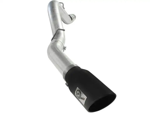 aFe 49-04041-B Atlas Exhaust 5in DPF-Back Al Steel 11-13 GM Diesel Trucks V8-6.6L (td) LML (Blk Tip)